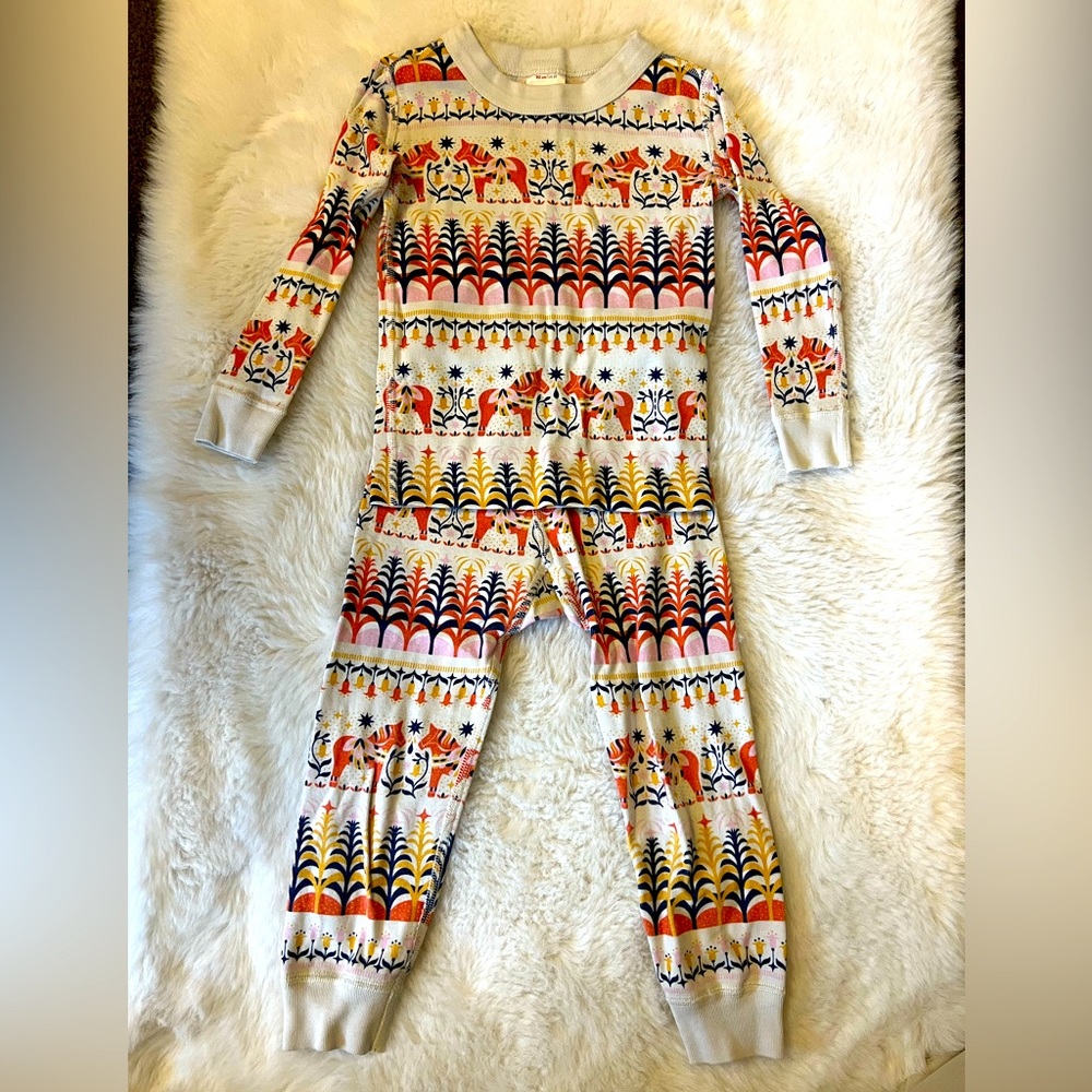 HANNA ANDERSSON | Dala Horse Long John PJs